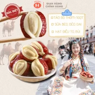 Kẹo Táo Đỏ Kẹp Sữa Hạt Điều