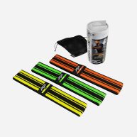 Bộ Băng Tập Đàn Hồi Ptp Multicolor Microband X Stripe Resistance Band (3 Chiếc) - Nhiều Màu
