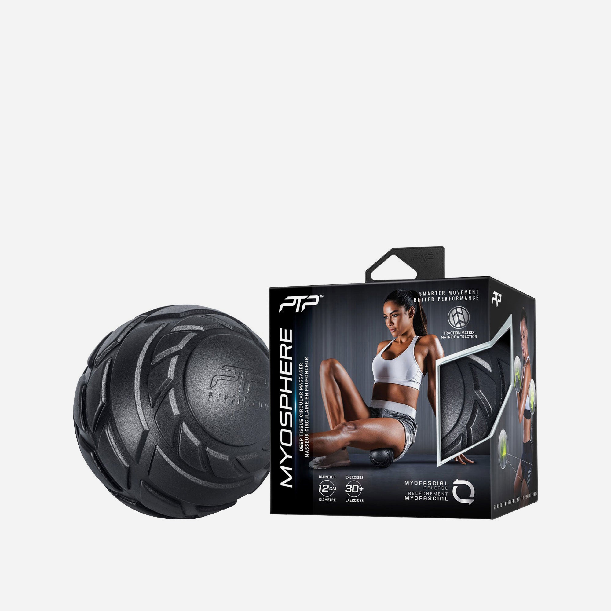Bóng Mát Xa Ptp Myosphere Circular Massager - Đen