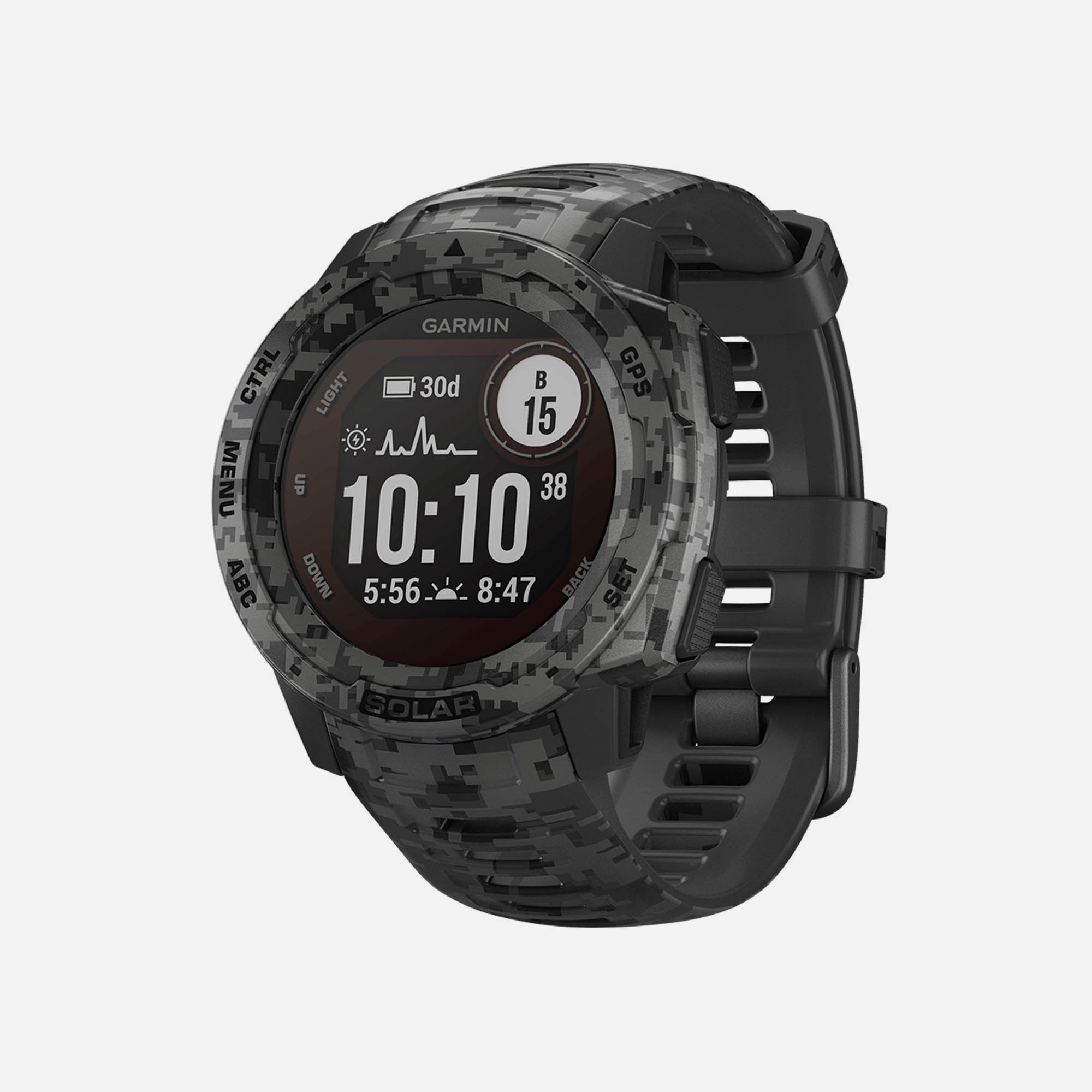 Đồng Hồ Garmin Instinct Solar - Đen