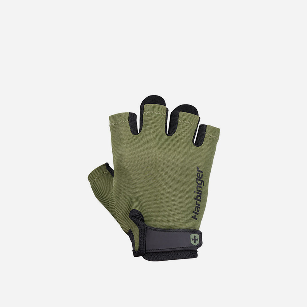 Găng Tay Tập Gym Nam Harbinger Power 2.0 - Xanh Quân Đội