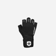 Găng Tay Tập Gym Nam Harbinger Pro Wristwrap 2.0 - Đen